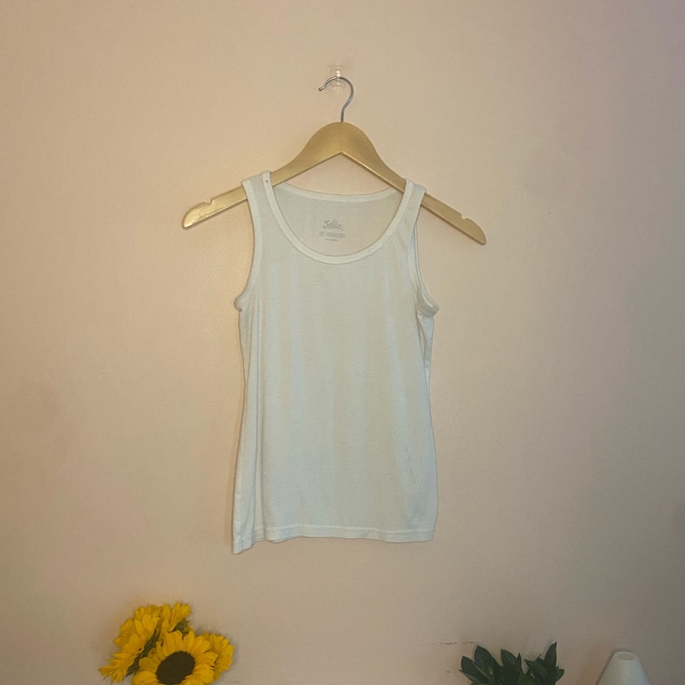 White Justice Tank Top